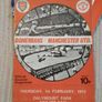 Six  Assorted  Soccer Programmes Image 7