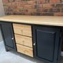 Refurbished solid wood sideboard Image 5