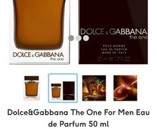D&G The One 50ml parfum for him
