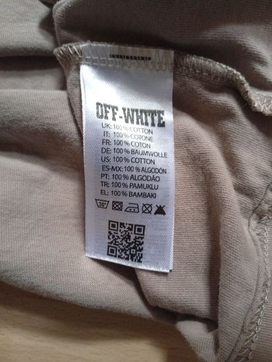 Off White T-shirt ((Kids Age 10-11yrs like New))