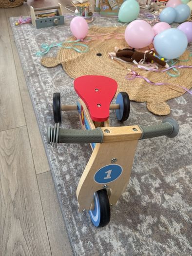wooden bike