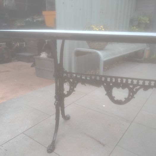 Cast Iron Patio Garden Table