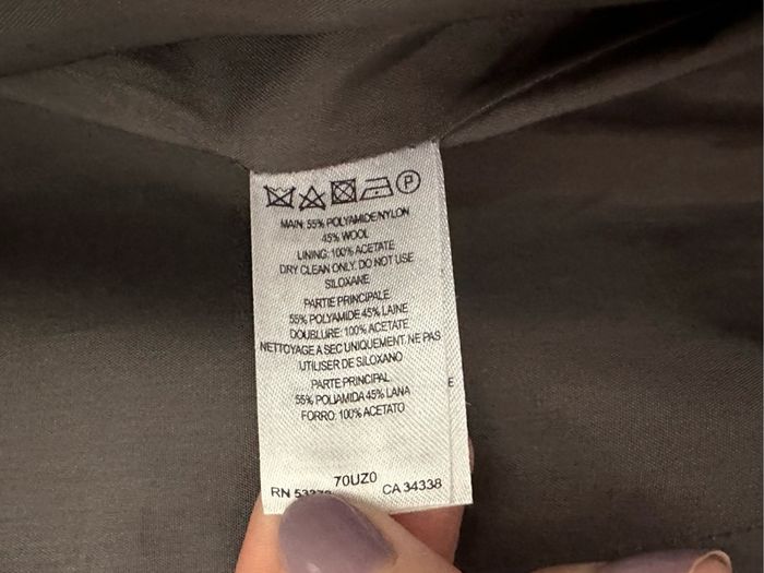 Grey French Connection military style coat