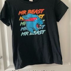 Mr beast t shirt, 10 to 11