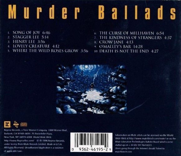 Nick Cave  -  Murder Ballads CD