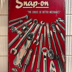 Snap on tools Tin Metal Sign