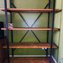 industrial style bookcase / shelf unit Image 5