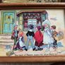 Lot of 4 small reproduction pictures with frame Image 4
