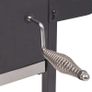 BBQ Charcoal Smoker with Bottom Shelf Black Image 3