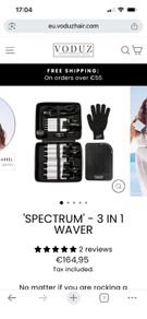 Voduz spectrum 3in1 hair waver