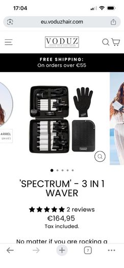 Voduz spectrum 3in1 hair waver