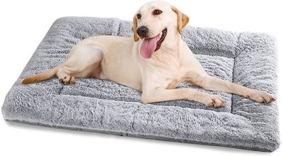 Dog Bed Large Washable, Plush Pet Cat Beds Cushion Mattress, Soft Warm Dog Mat Pad for Medium Large Dogs
