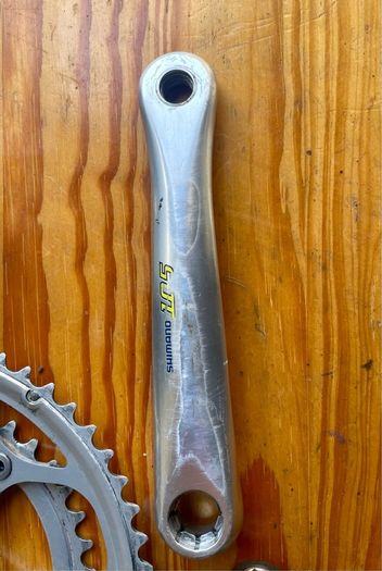 Shimano 105 crankset.   No bottom bracket