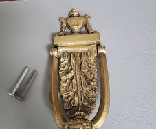 Vintage brass door knocker