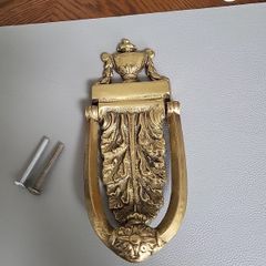 Vintage brass door knocker