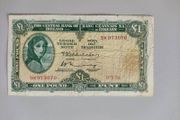 One Punt note 1974 Lady Lavery