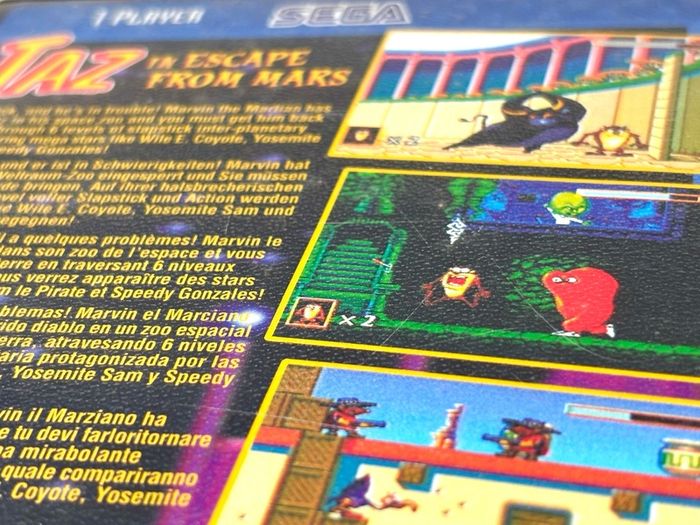 Taz in Escape from Mars for Sega Mega Drive - Boxed
