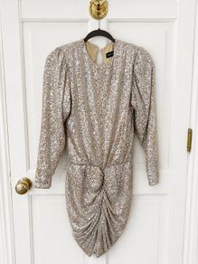Retrofete Flynn ruched mini dress