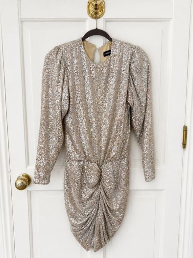 Retrofete Flynn ruched mini dress