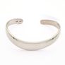 Vintage Modernist 925 Sterling Silver Bangle Image 2