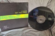 N-Trance - Set You Free (2001 Remixes) 12" Vinyl // VG+ Clean Copy