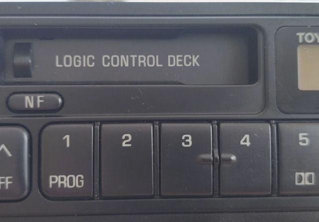 Toyota Vintage Single DIN RDS Radio Cassette Player 58406