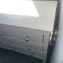 White drawers chest bedroom unit Image 3