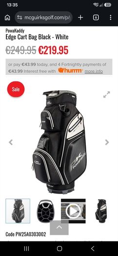 Powakaddy Edge Golf Bag