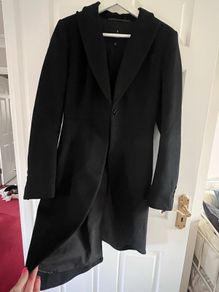 All Saints Tuxedo Style Black Jacket Size 8