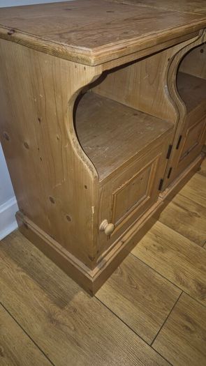 Solid Pine Wood Bedside Tables
