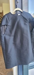 ARKET cape dress black