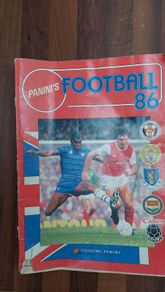 PANINI'S Football 86 sticker book