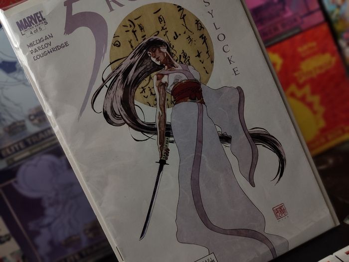 5 Ronin ! Issue #4 ! Psylocke ! David Mack Variant Cover ! 2011 ! by Marvel !