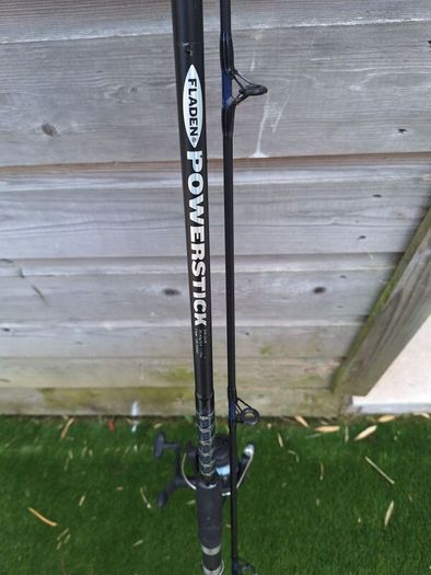 2 small fishing rods and reels