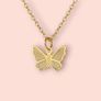 Butterfly Design Pendant Necklace Image 2