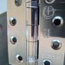 21 x Eclipse Polished Chrome Grade 13 Fire Rated Ball Bearing Hinges 102mm x 76mm Image 2