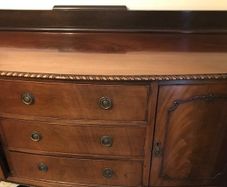Stunning Antique Queen Anne Style Sideboard