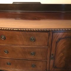 Stunning Antique Queen Anne Style Sideboard