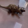 Vintage brass dinosaur, desktop curio, rare, D18 post 8e Image 4