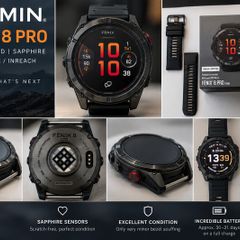 Garmin Fenix 8 Pro 51mm AMOLED Sapphire Titanium LTE
