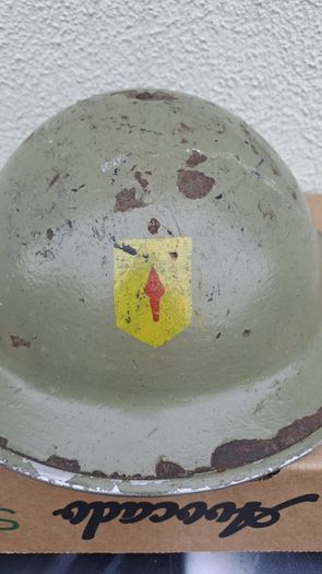 Irish Army MKII helmet with eastern Command marking