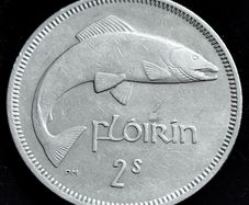 Ireland - 1963 - Florin - Salmon - KM.15a - [2454]