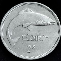 Ireland - 1963 - Florin - Salmon - KM.15a - [2454]