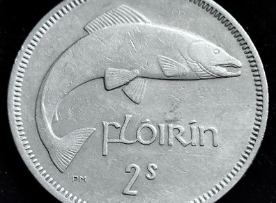 Ireland - 1963 - Florin - Salmon - KM.15a - [2454]