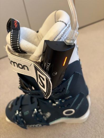 Salamon Ladies Ski Boots 26-26.5 UK7.5-8 with heaters