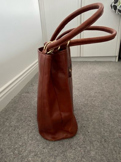 Genuine leather vintage bag.