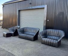 Ligne Roset Moel 3.2.1 And Footstool Sofa By Inga Sempe  1970s