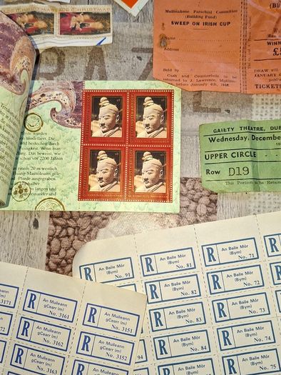 Large Lot of Stamps, Tickets, Labels etc., Postage Available or Collection