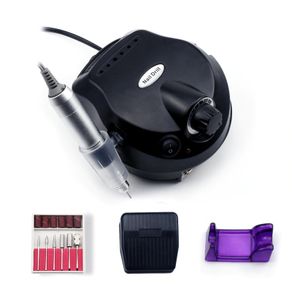Nail Drill Machine 35000RPM Pro Manicure Machine Apparatus For Manicure Pedicure Kit Electric Nail File With Cutter Nail Tool