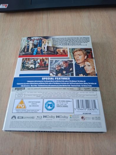 The Italian Job DVD Ultra HD BlueRay